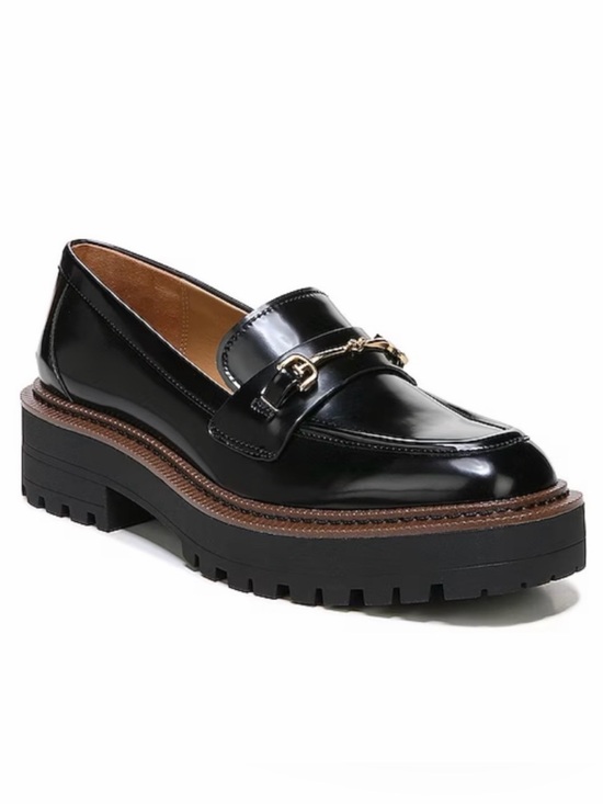 Sam Edelman Shoes - Sam Edelman Laurs Platform Lug Sole Horsebit Loafer in Black Size 7.5